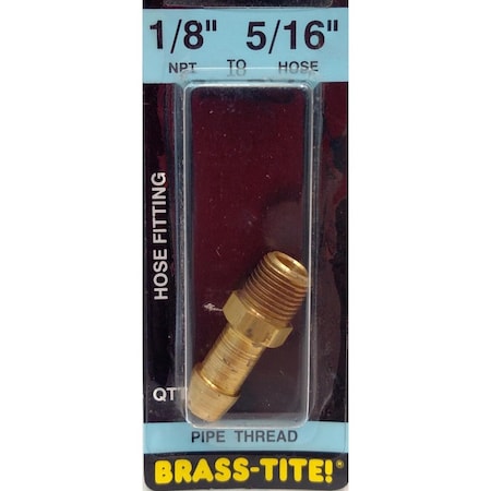 Barjan 7443279 Hydraulic Hose Fitting; Brass 07443279